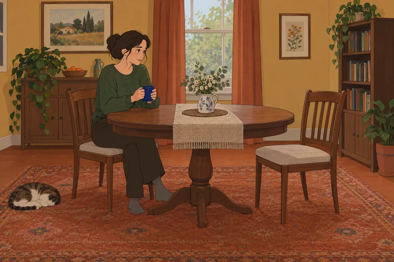 Am I Lonely appears beside a quiet table.