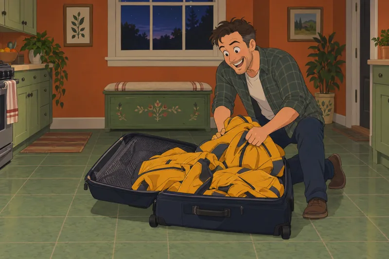 Am I Manic shows an impulsive packing moment.