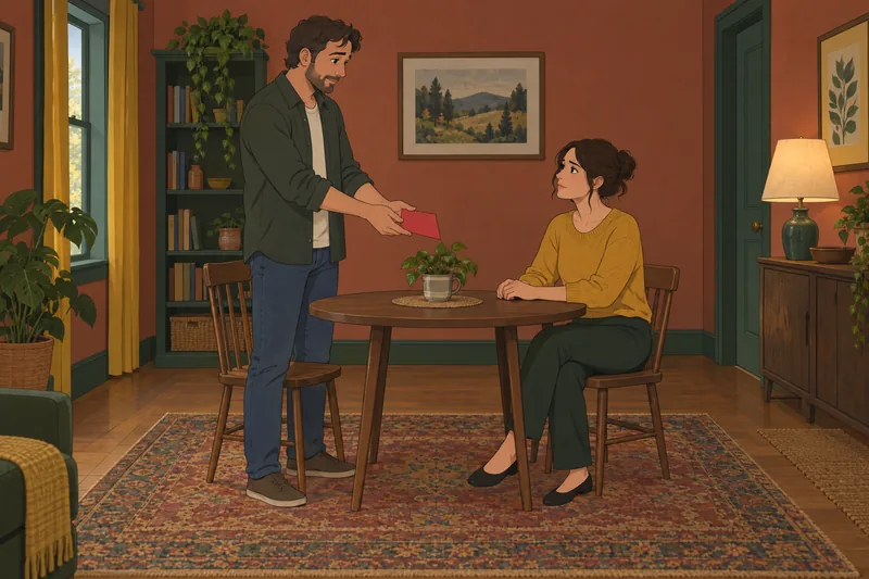 Am I Mean: Tense talk meets open hands.