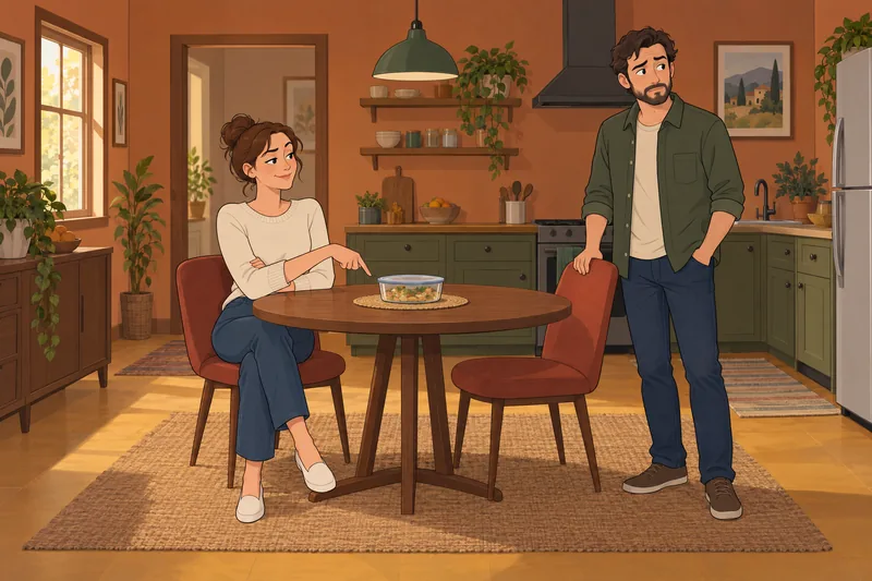 Am I Passive? A tense kitchen exchange.