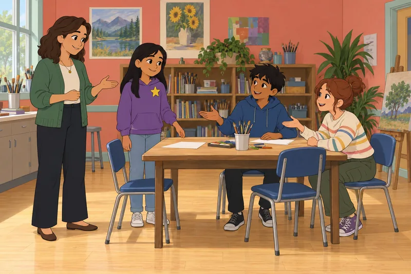 ¿Soy popular? Cuestionario: estudiante participa con confianza.