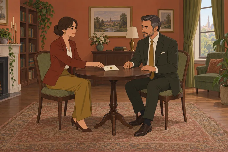 Am I Royalty: calm diplomacy at a table.