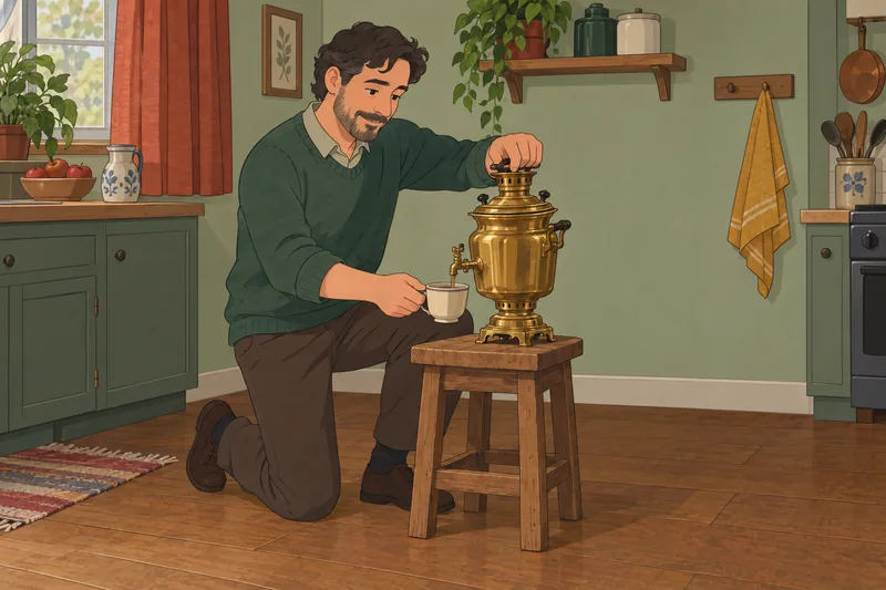 Am I Russian shows a samovar ritual.