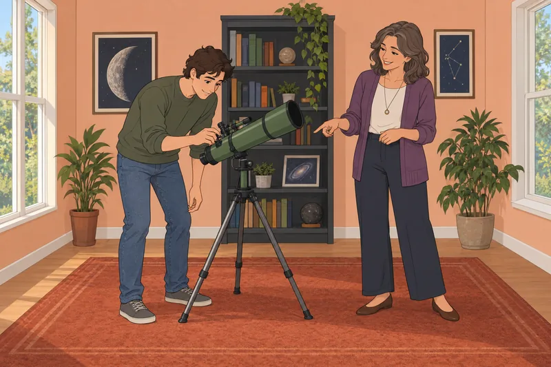 Am I Sapiosexual: examining a compact telescope.