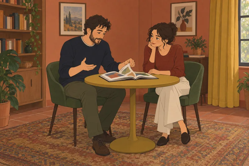 cuestionario ¿Soy sapiosexual?: dos adultos comparten ideas.