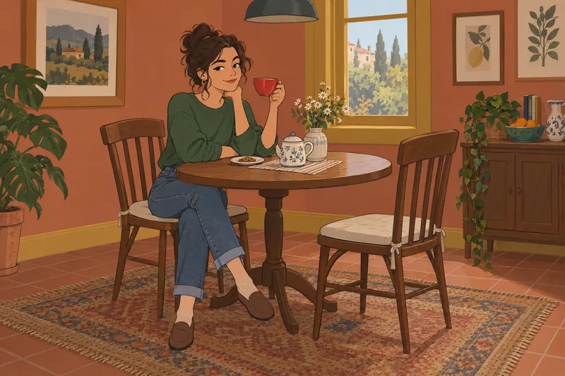 Am I Sassy: woman lifts a red teacup.