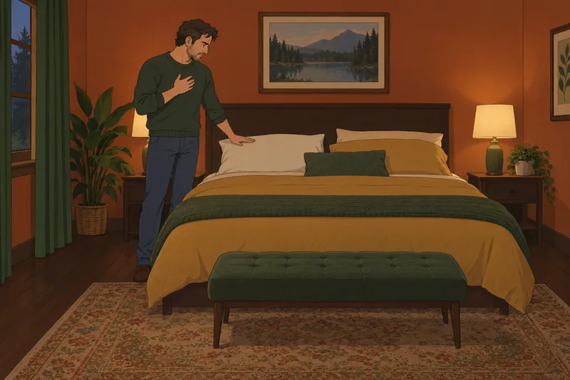 Am I Sexually: an unused pillow signals distance.