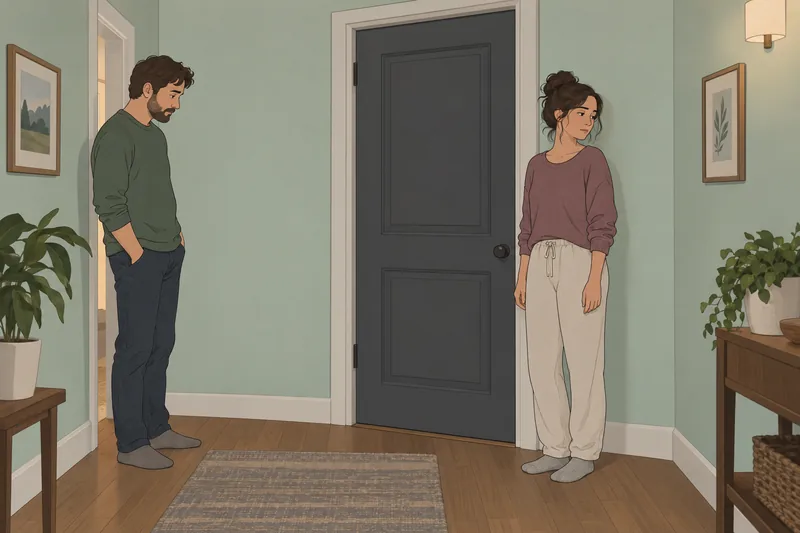 ¿Soy yo el adulto respetando una puerta cerrada?