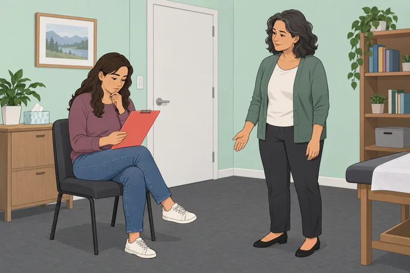 Am I the client reflecting after conflict?