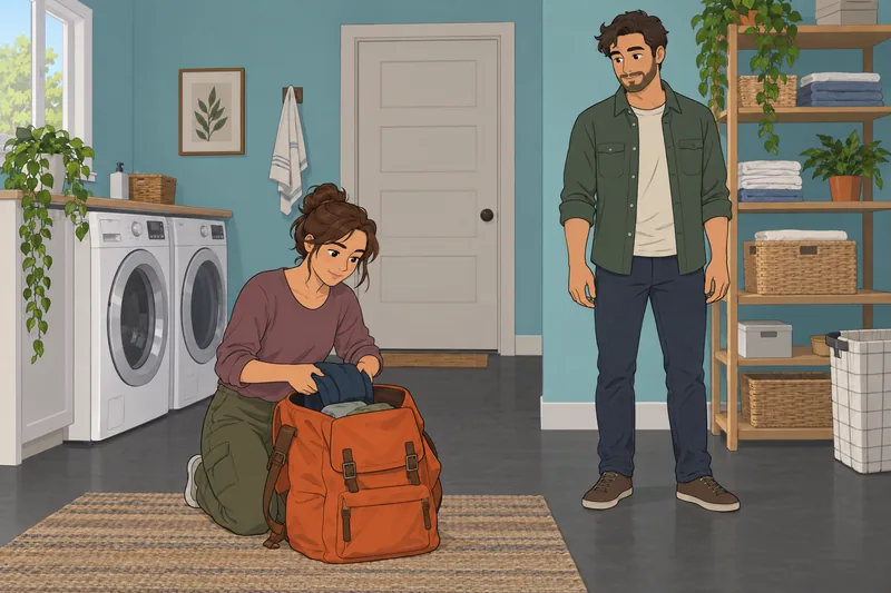 Am I Too: woman packs an independent plan.