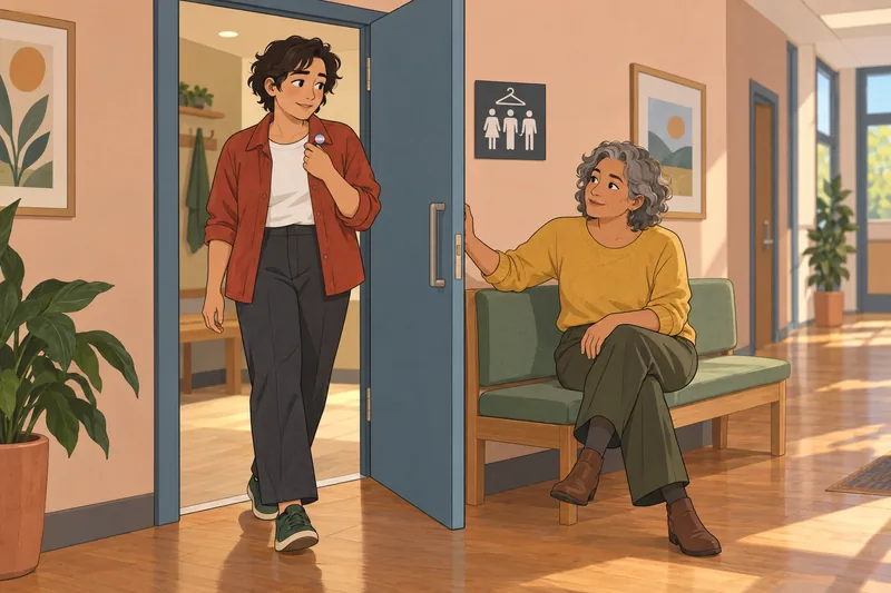 Am I Trans Quiz: adult exits fitting room
