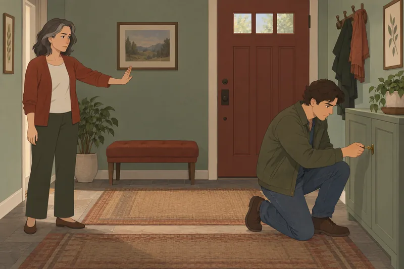 Ambivalence Toward Men guides a doorway decision.