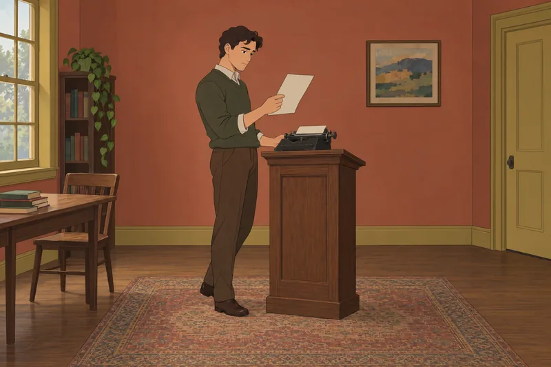 El cuestionario de literatura muestra una escritora.