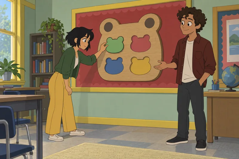 Amphibia Character Quiz: friends choose frog tokens.