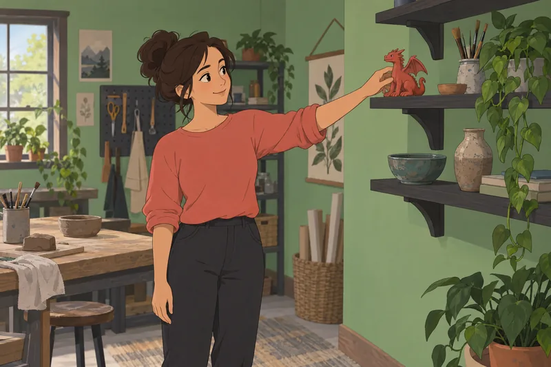 Ancestor Quiz appears in a painted craft room.