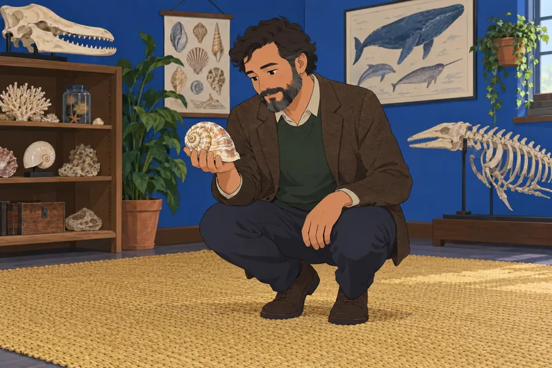 El cuestionario de ancestros presenta una concha.