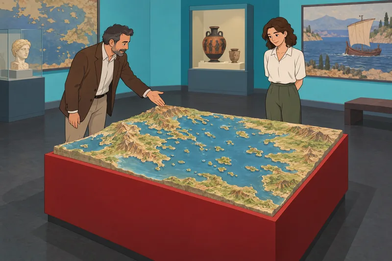 El cuestionario sobre el relieve muestra costas.