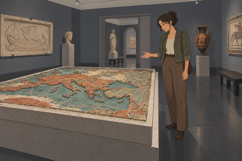 Observa el cuestionario sobre el mapa en relieve.