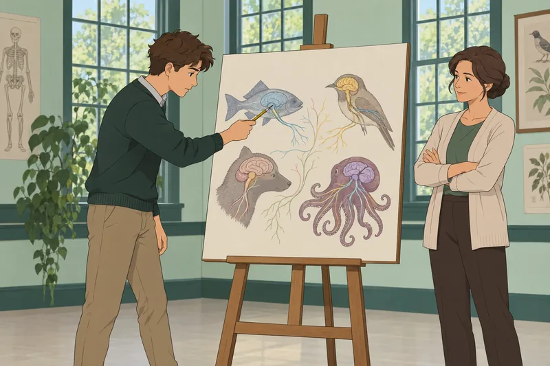 cuestionario sobre el compara cerebros animales en clase.