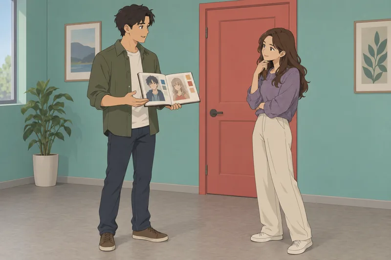 Anime Boyfriend Quiz features a quiet scenario conversation.