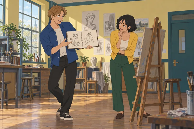 Anime Smash or: a sketchbook sparks ideas.