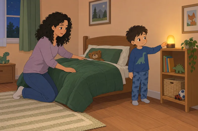 Preschool Anxiety Scale shows bedtime coping.