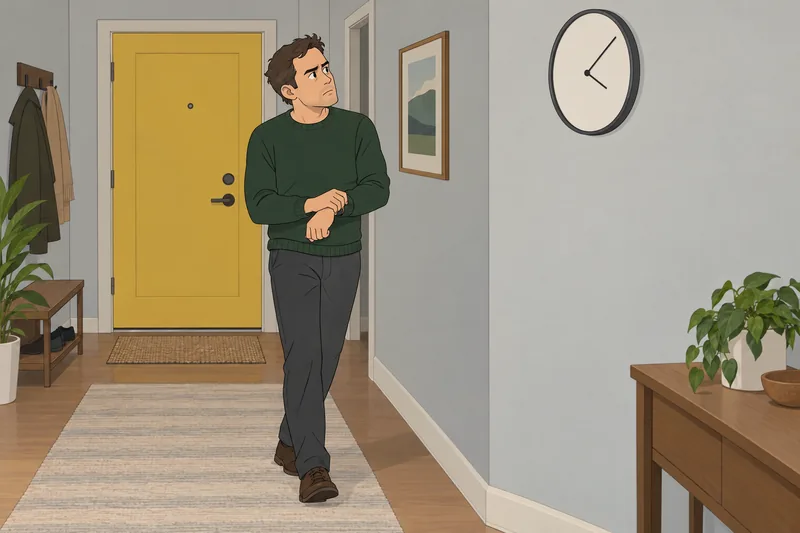 Anxiety Scale Test follows a hallway pause.