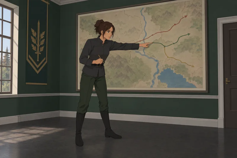AOT Character Quiz shows a cadet's map.