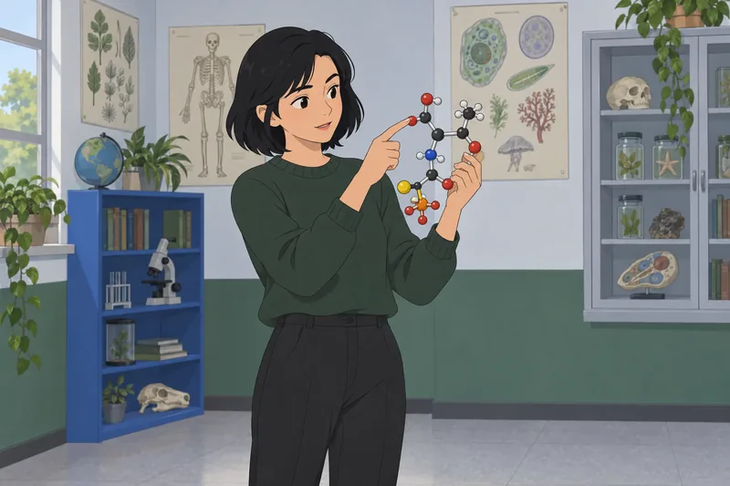 AP Bio Functional: a student builds a molecule.