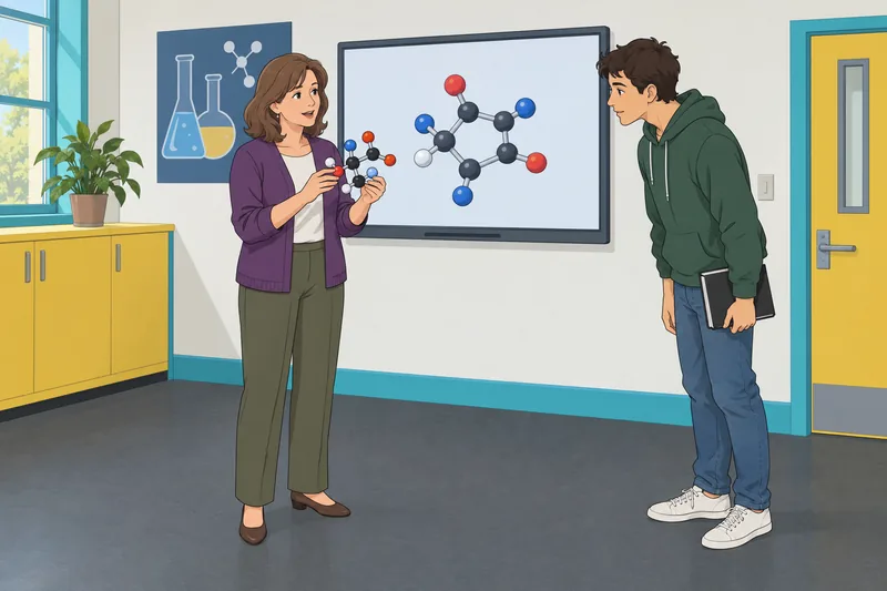 AP Chem Quiz presents molecular model study.