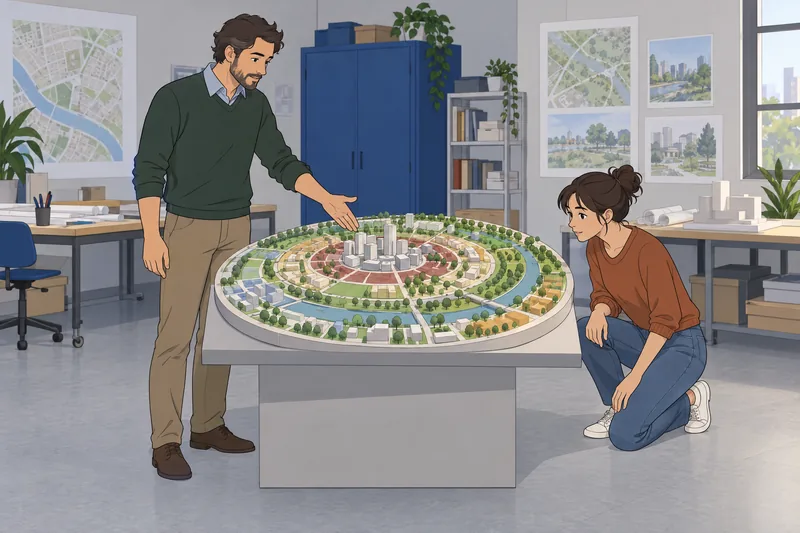 El cuestionario de Geografía explica zonas urbanas.