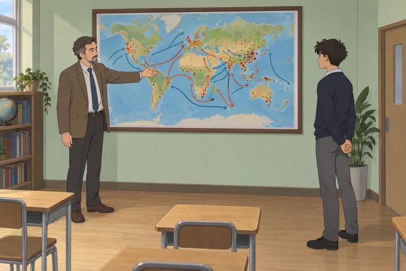 El cuestionario de Geografía muestra migración.