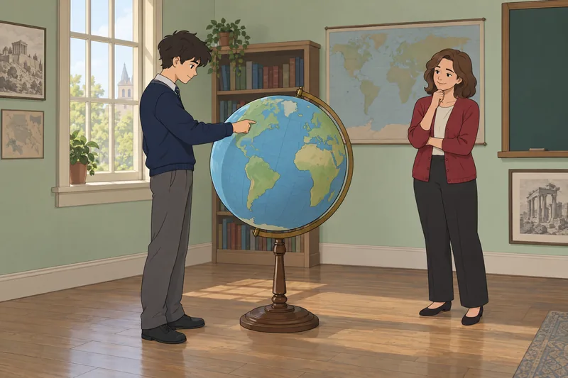 AP World History appears in a classroom review.