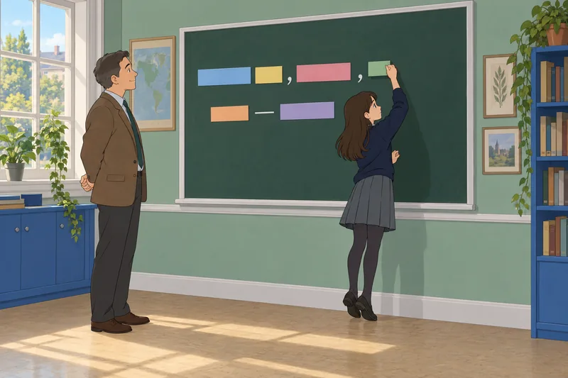 El cuestionario sobre aposiciones muestra una clase.