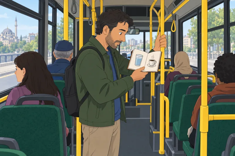 Arabic Quiz follows a traveler's visual language check.