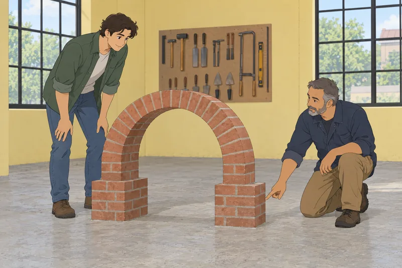 El cuestionario de arquitectura muestra un arco didáctico.