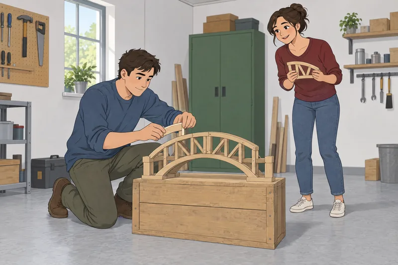 Are We Meant: partners build a bridge apart.