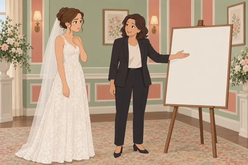Quiz ¿Eres una novia que revisa el plano?