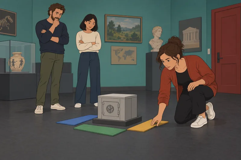 Are You a planner in a museum room.