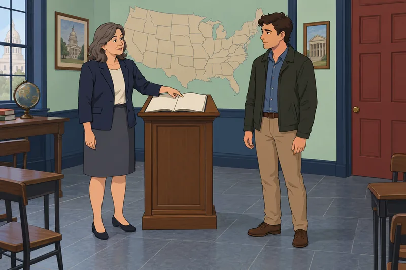 Are You a — civic principles appear in class.