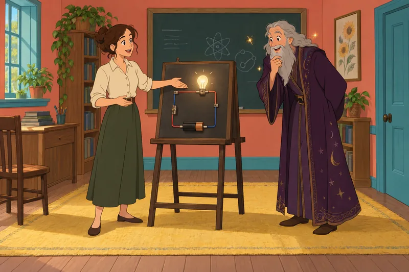 Are You a: A teacher explains electricity.