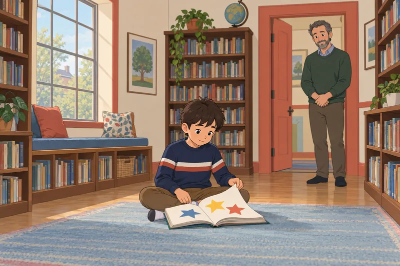 Are You a child reading a star book.