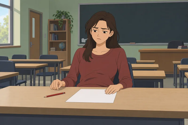 ¿Eres vulnerable al estrés durante un examen?
