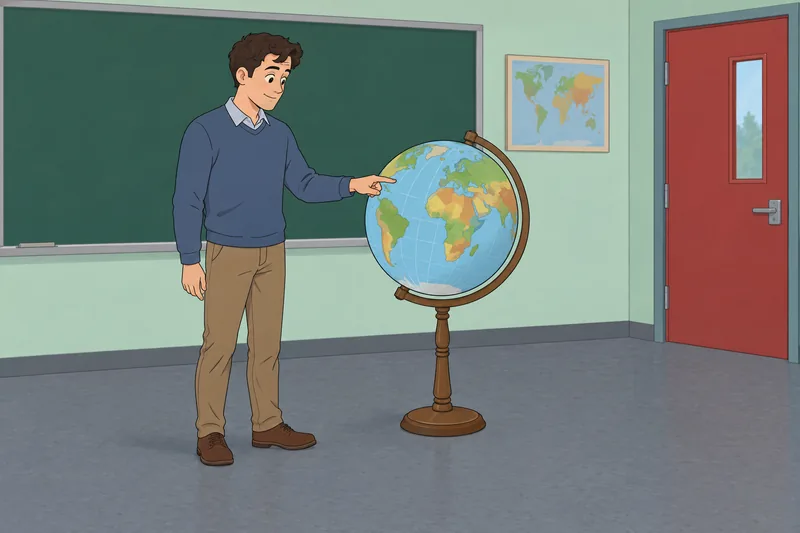 Are You Smarter checks knowledge beside a globe.