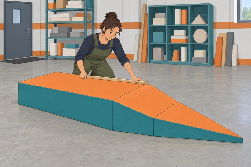 Area of Composite learner measures a floor model.
