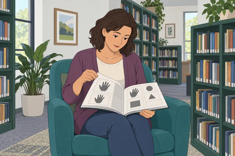 ASL Alphabet Quiz captures a reader practicing handshapes.