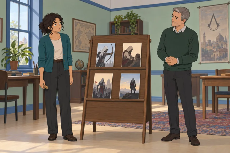 El cuestionario de personajes presenta cuatro perfiles.