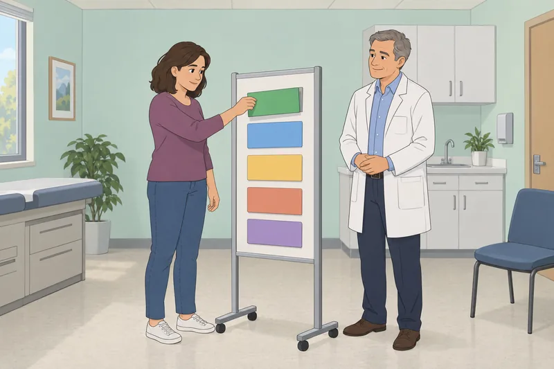 Scene for Personality Adaptation Status in a clinic.