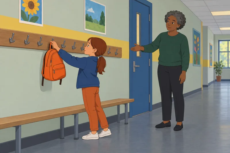 Assessment of the child’s backpack routine.