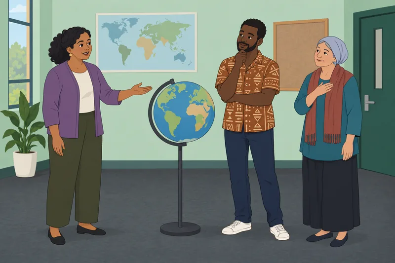 Tolerance Development Level appears in a diverse classroom.